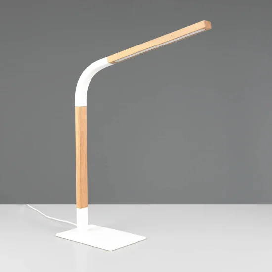 LÁMPARA DE MESA LED 7W 3000K METAL BLANCO NELSON 2