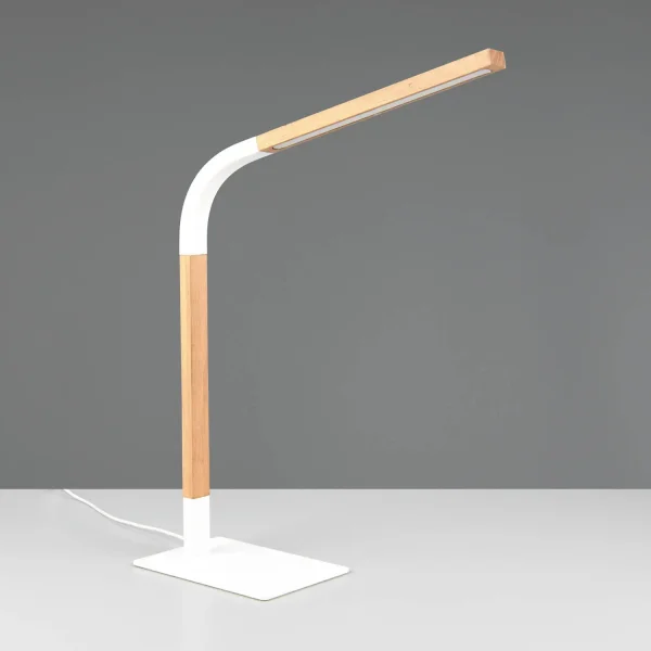 LÁMPARA DE MESA LED 7W 3000K METAL BLANCO NELSON