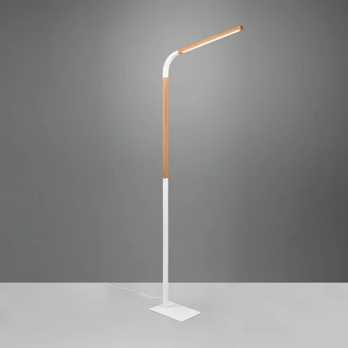 LÁMPARA DE PIE LED 11W 3000K METAL BLANCO NELSON LÁMPARA DE PIE LED 11W 3000K METAL BLANCO NELSON