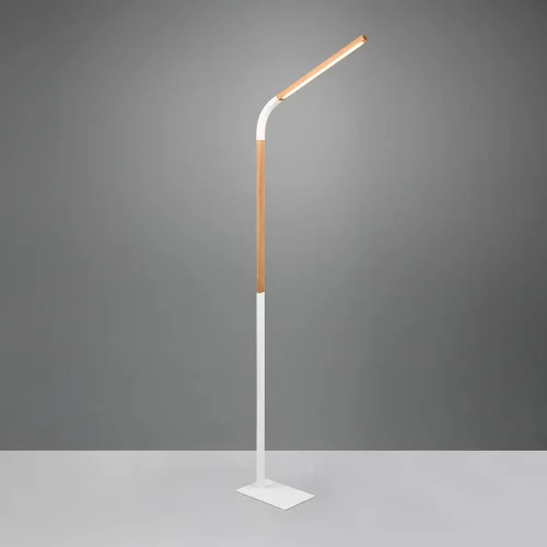 LÁMPARA DE PIE LED 11W 3000K METAL BLANCO NELSON LÁMPARA DE PIE LED 11W 3000K METAL BLANCO NELSON