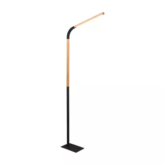 LÁMPARA DE PIE LED 11W 3000K METAL NEGRO NELSON