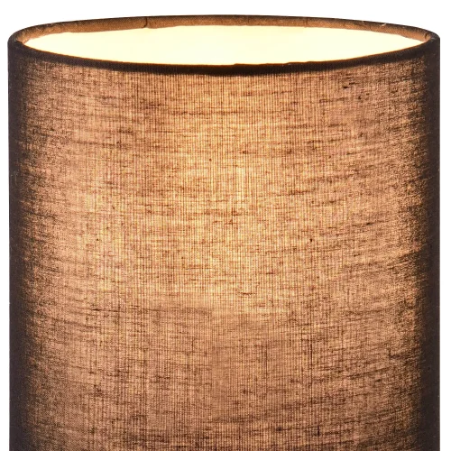 LÁMPARA DE MESA BASE DE CRISTAL ÁMBAR E27 ELISEO