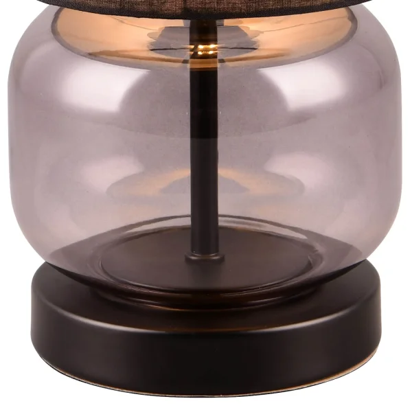 CANDEEIRO DE MESA COM BASE EM VIDRO VERDE E27 ELISEO CANDEEIRO DE MESA COM BASE EM VIDRO VERDE E27 ELISEO