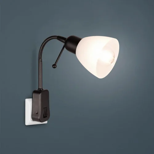 FOCO FLEXIBLE METAL NEGRO E14 LIAM