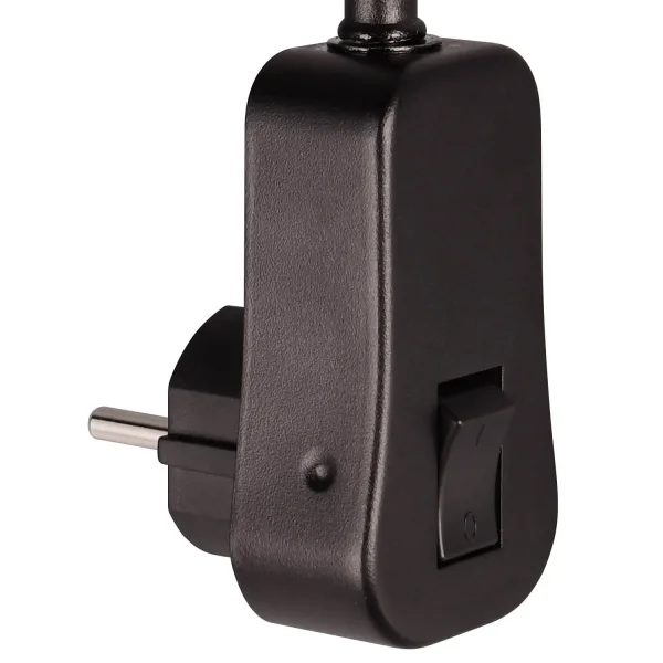 FOCO FLEXIBLE METAL NEGRO E14 LIAM