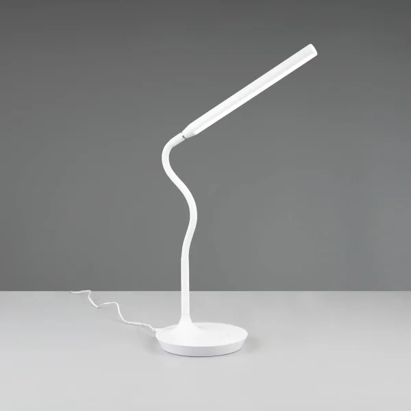 LÁMPARA DE MESA TÁCTIL LED 5W REGULABLE BLANCO TANNER LÁMPARA DE MESA TÁCTIL LED 5W REGULABLE BLANCO TANNER