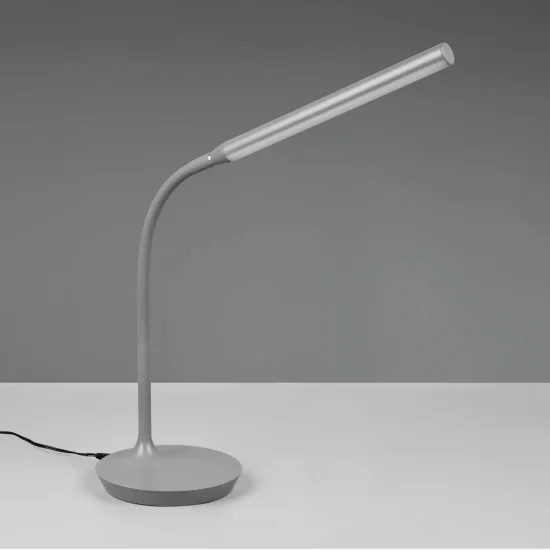 LÁMPARA DE MESA TÁCTIL LED 5W REGULABLE GRIS TANNER 2