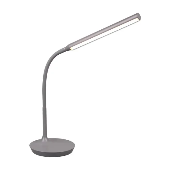 LÁMPARA DE MESA TÁCTIL LED 5W REGULABLE GRIS TANNER