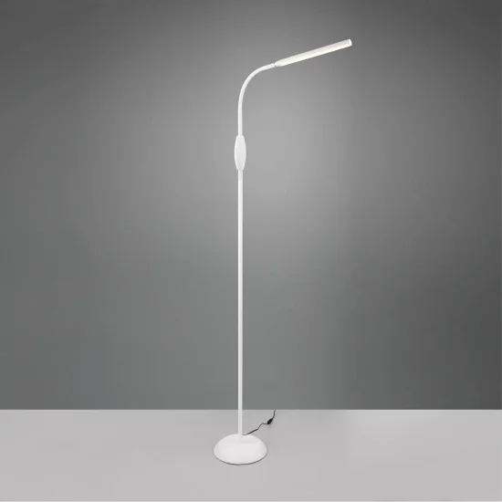 LÁMPARA DE PIE TÁCTIL LED 5W REGULABLE BLANCO TANNER