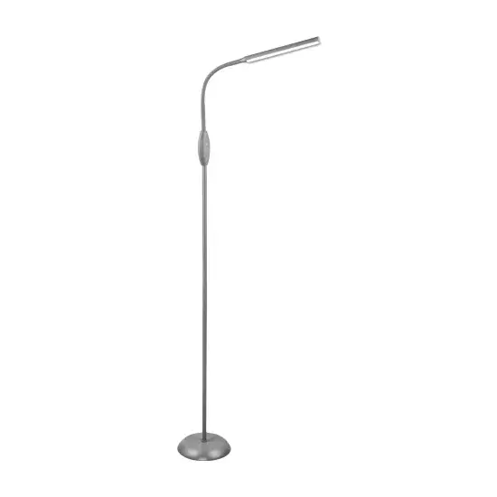 LÁMPARA DE PIE TÁCTIL LED 5W REGULABLE GRIS TANNER