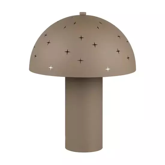 LÁMPARA DE MESA METAL GRIS PARDO E14 NISCALO 2