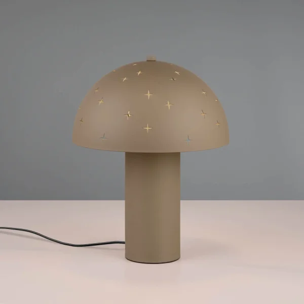 LÁMPARA DE MESA METAL GRIS PARDO E14 NISCALO LÁMPARA DE MESA METAL GRIS PARDO E14 NISCALO