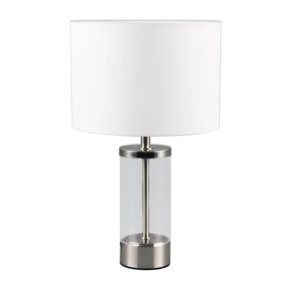 LÁMPARA DE MESA METAL NÍQUEL MATE E14 GLADYS LÁMPARA DE MESA METAL NÍQUEL MATE E14 GLADYS