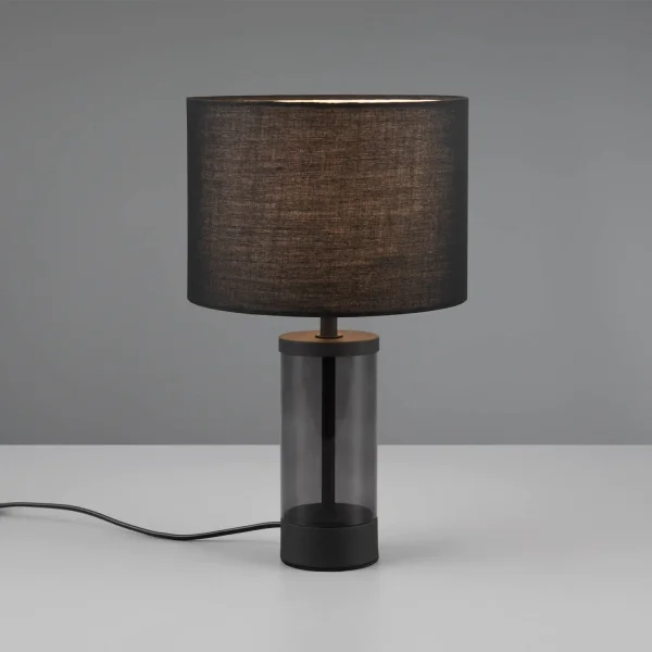 LÁMPARA DE MESA METAL NEGRO E14 GLADYS