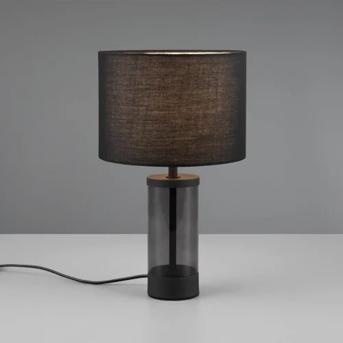 LÁMPARA DE MESA METAL NEGRO E14 GLADYS