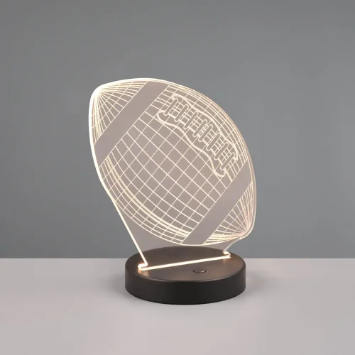 LÁMPARA DE MESA LED 3,2W 3000K RGBW BALÓN FÚTBOL AMERICANO