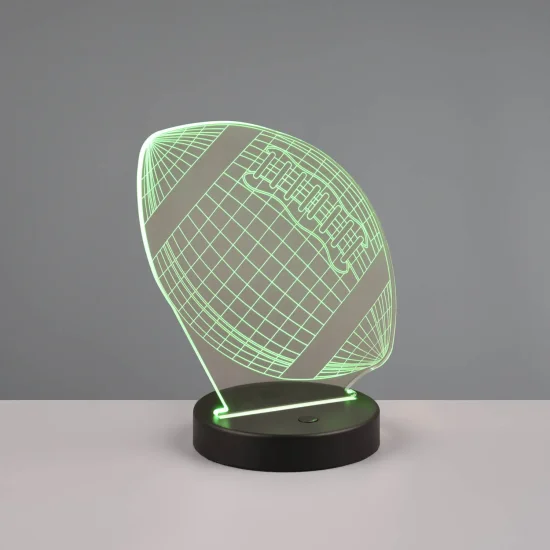 LÁMPARA DE MESA LED 3,2W 3000K RGBW BALÓN FÚTBOL AMERICANO 2