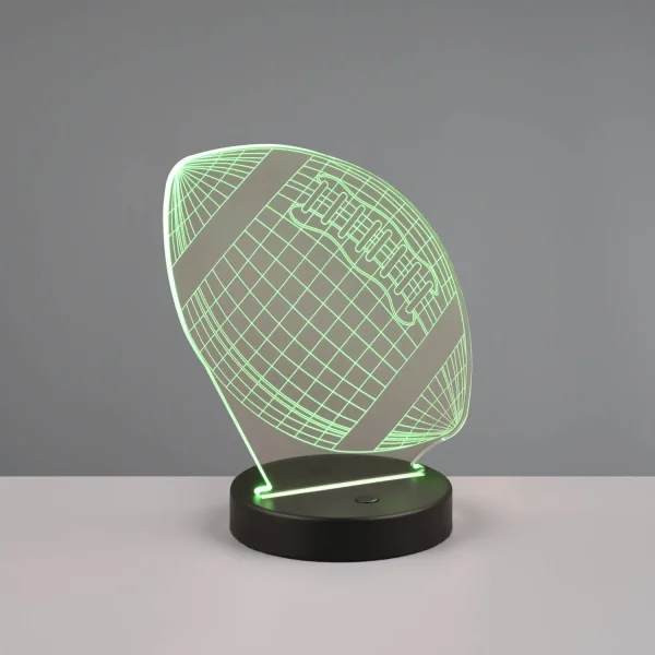 LÁMPARA DE MESA LED 3,2W 3000K RGBW BALÓN FÚTBOL AMERICANO
