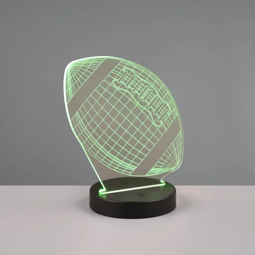 LÁMPARA DE MESA LED 3,2W 3000K RGBW BALÓN FÚTBOL AMERICANO