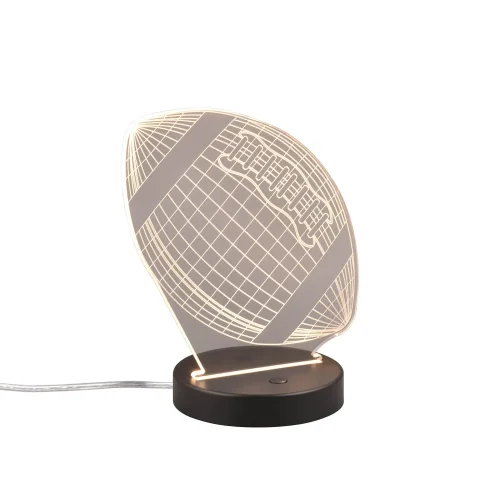 LÁMPARA DE MESA LED 3,2W 3000K RGBW BALÓN FÚTBOL AMERICANO