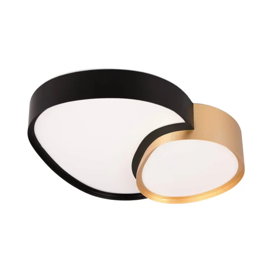 PLAFÓN DE TECHO LED 21W 2700-6500K NEGRO-ORO RUBY 2