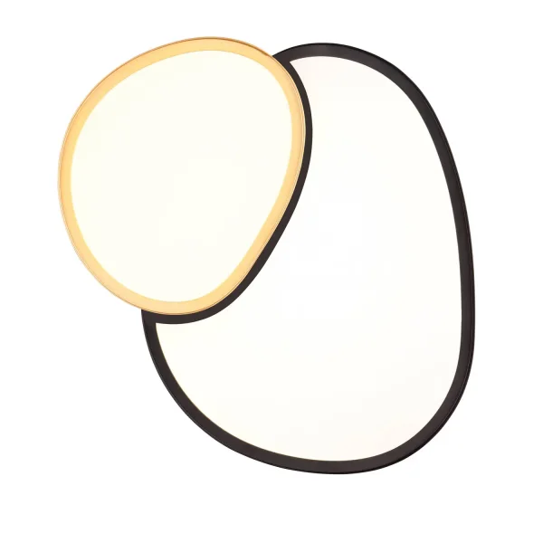 PLAFÓN DE TECHO LED 21W 2700-6500K NEGRO-ORO RUBY