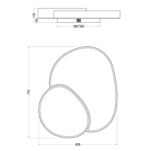PLAFÓN DE TECHO LED 45W 2700-6500K BLANCO RUBY