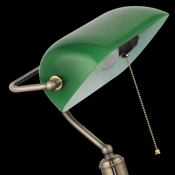 LAMPARA SOBREMESA CRISTAL VERDE