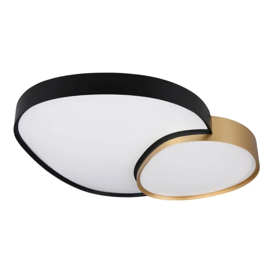 PLAFÓN DE TECHO LED 45W 2700-6500K NEGRO-ORO RUBY 2