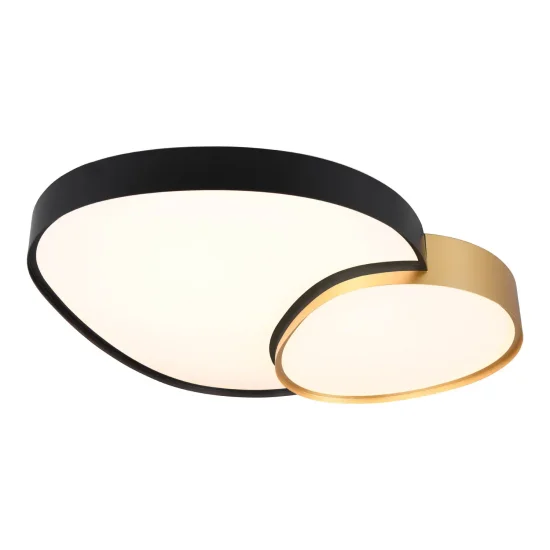 PLAFÓN DE TECHO LED 45W 2700-6500K NEGRO-ORO RUBY