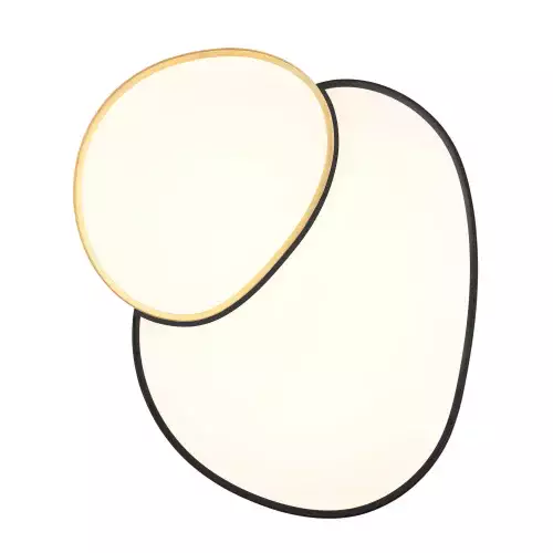 PLAFÓN DE TECHO LED 45W 2700-6500K NEGRO-ORO RUBY