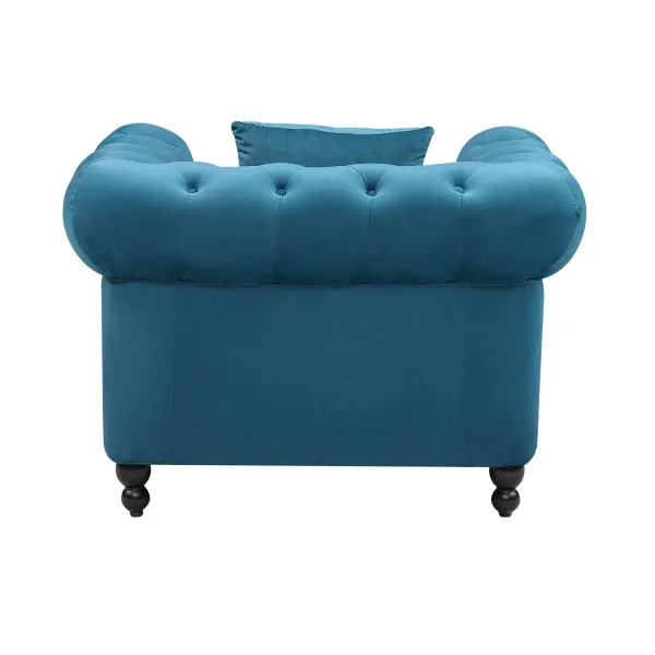 SILLÓN TERCIOPELO AZUL EDNA SILLÓN TERCIOPELO AZUL EDNA