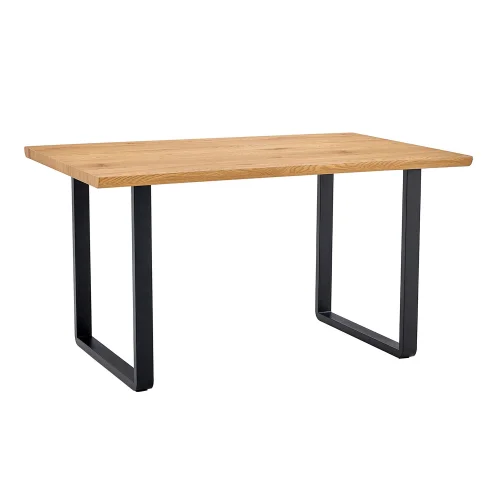 MESA DE COMEDOR MADERA NATURAL/NEGRO BECKETT
