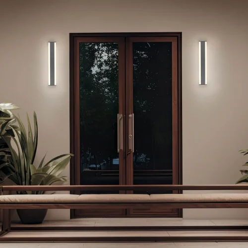 APLIQUE EXTERIOR LED 8W REGULABLE IP54 ANTRACITA DASHIEL