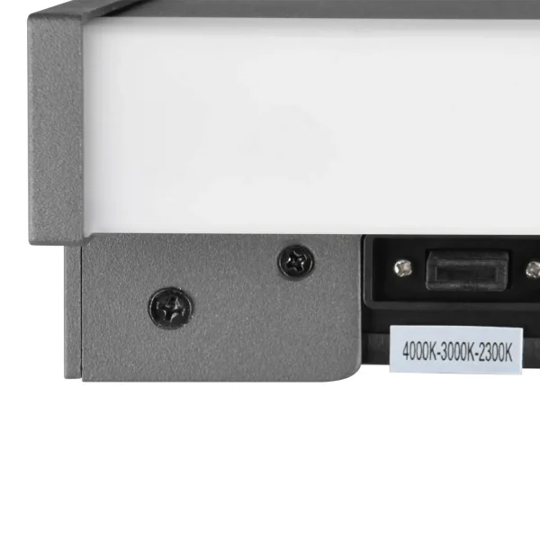 APLIQUE EXTERIOR LED 8W REGULABLE IP54 ANTRACITA DASHIEL