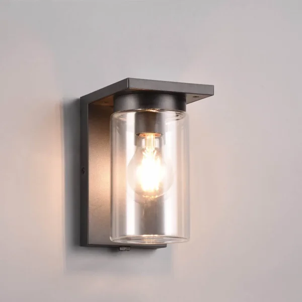 APLIQUE EXTERIOR CON SENSOR DE LUZ E27 IP44 ARABELA