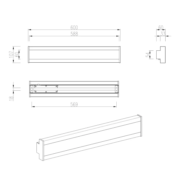 APLIQUE EXTERIOR LED 8W REGULABLE IP54 ANTRACITA DASHIEL