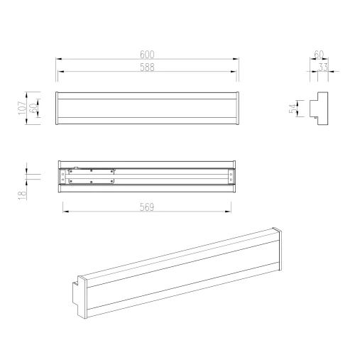 APLIQUE EXTERIOR LED 8W REGULABLE IP54 ANTRACITA DASHIEL