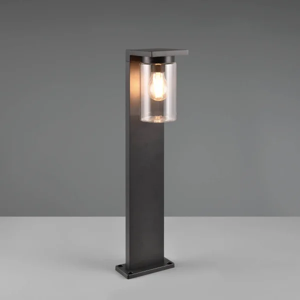 BALIZA EXTERIOR CON SENSOR DE LUZ E27 IP44 65CM ARABELA