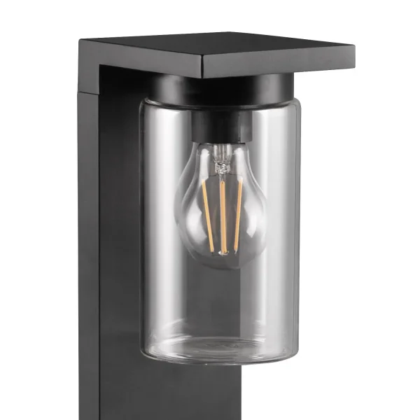 BALIZA EXTERIOR CON SENSOR DE LUZ E27 IP44 100CM ARABELA