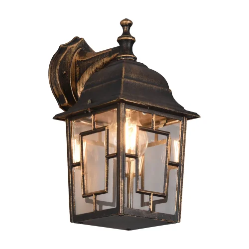 APLIQUE EXTERIOR DESCENDENTE E27 IP44 ÓXIDO 30CM VALESKA