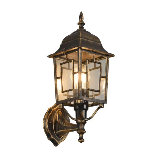 APLIQUE EXTERIOR ASCENDENTE E27 IP44 ÓXIDO 41CM VALESKA