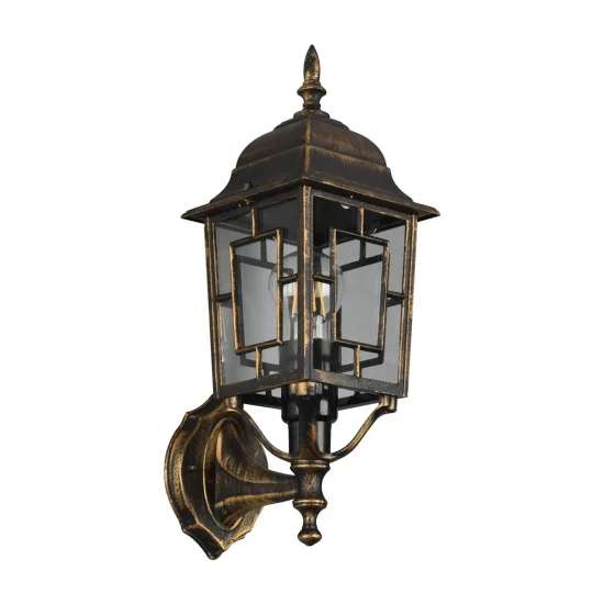 APLIQUE EXTERIOR ASCENDENTE E27 IP44 ÓXIDO 41CM VALESKA 2