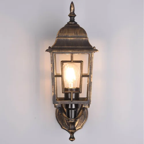 APLIQUE EXTERIOR ASCENDENTE E27 IP44 ÓXIDO 41CM VALESKA