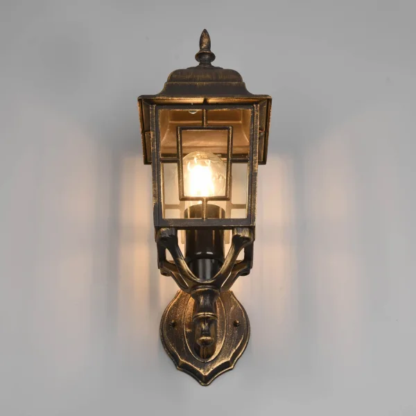 APLIQUE EXTERIOR ASCENDENTE E27 IP44 ÓXIDO 41CM VALESKA