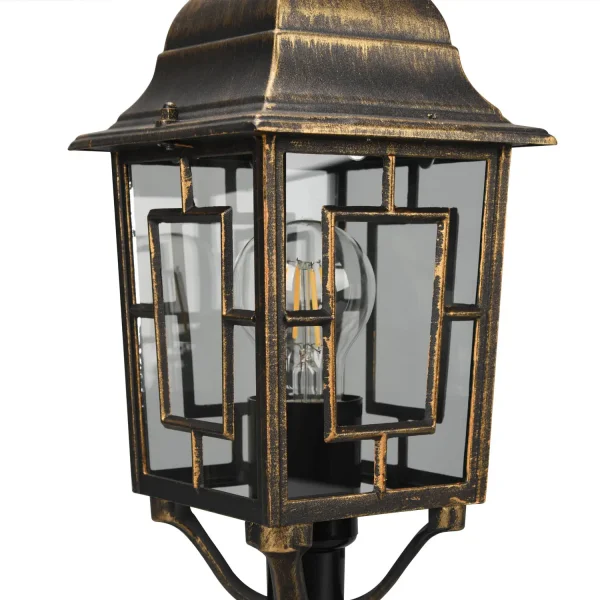 FAROL DE EXTERIOR E27 IP44 ÓXIDO 47CM VALESKA FAROL DE EXTERIOR E27 IP44 ÓXIDO 47CM VALESKA