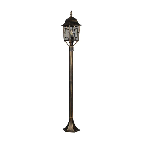 FAROL DE EXTERIOR E27 IP44 ÓXIDO 100CM VALESKA 2