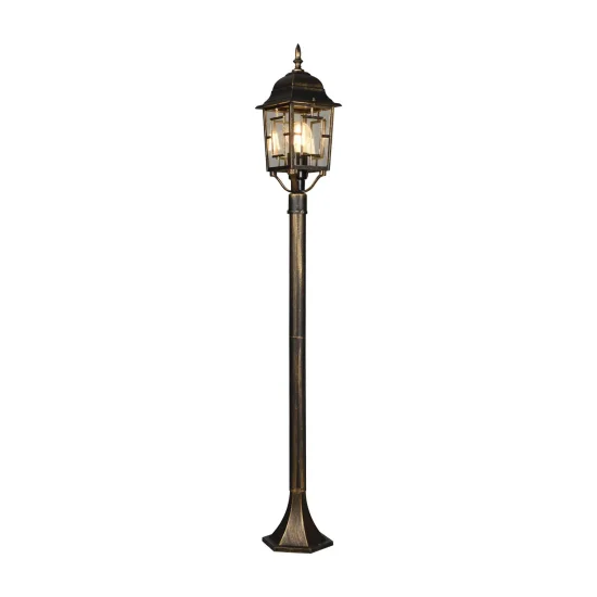 FAROL DE EXTERIOR E27 IP44 ÓXIDO 100CM VALESKA