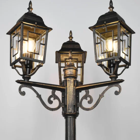 FAROLA DE EXTERIOR E27 IP44 ÓXIDO 200CM VALESKA 2