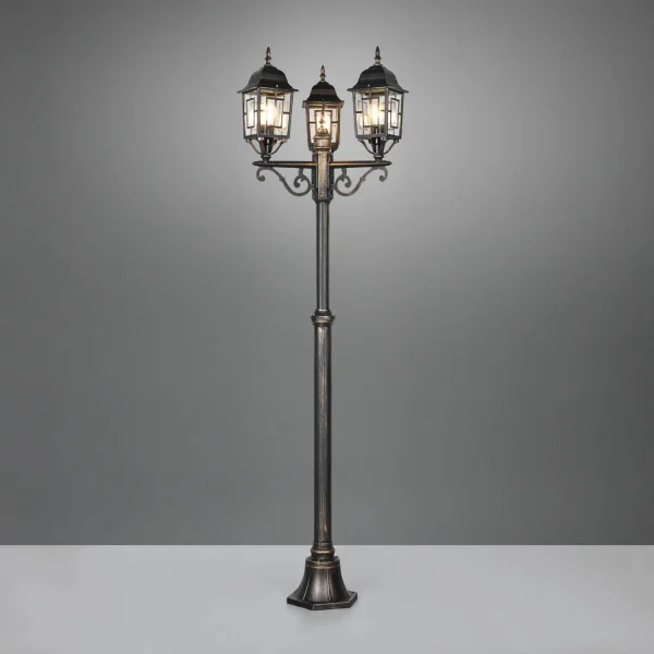 FAROLA DE EXTERIOR E27 IP44 ÓXIDO 200CM VALESKA